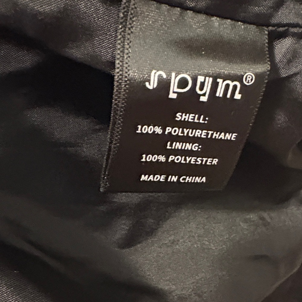Black Faux Leather Jacket - Picture 5 of 5